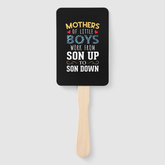 マザーアート Mothers of Little Boys誕生日 ハンドファン (正面)