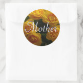 マザーイエローローズシール ラウンドシール (バッグ)