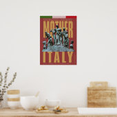 マザーイタリアポスター ポスター (キッチン)