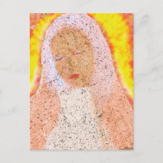 マザーイン祈りの言葉 ポストカード (正面)