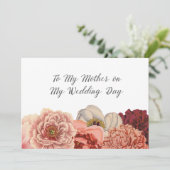 マザーウェディングデイサンキューカード サンキューカード (スタンド正面)