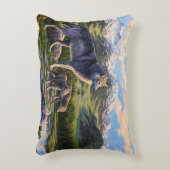 マザーウルフ&パップスマウンテンリバーバレー アクセントクッション (正面(垂直))