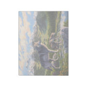 マザーウルフ&パップスマウンテンリバーバレー ノートパッド (回転)