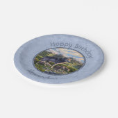 マザーウルフ&パップスマウンテンリバーバレー ペーパープレート (アングル)