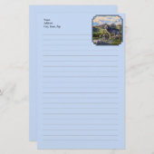 マザーウルフ&パップスマウンテンリバーバレー 便箋 (正面/裏面)