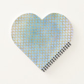 マザーエ最高のバーマーメイドブルーはかりで測グリッター ノートブック (裏面)