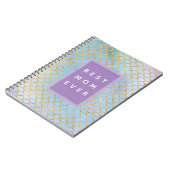 マザーエ最高のバーマーメイドブルーはかりで測グリッター ノートブック (左側)