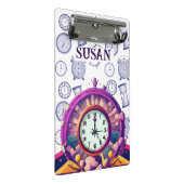 マザーオブクロックスパイラルフォトノートブック ミニクリップボード (アングル)