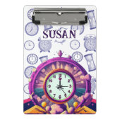 マザーオブクロックスパイラルフォトノートブック ミニクリップボード (正面)