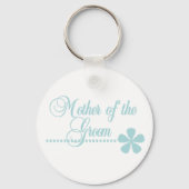 マザーオブグルームエレガンスティール（緑がかった色） キーホルダー (正面)