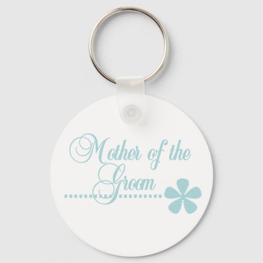 マザーオブグルームエレガンスティール（緑がかった色） キーホルダー (正面)