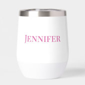 マザーオブザグルームピンクモダンエレガントカスタムク (背面)