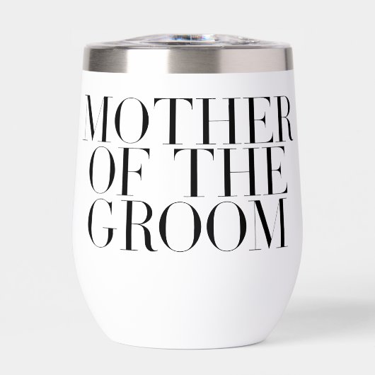 マザーオブザグルームブラックモダンエレガントカスタム (正面)