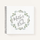 マザーオブザブライドセージリース結婚ズゲストブック ノートブック (正面)