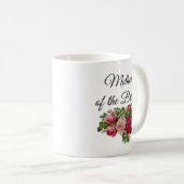 マザーオブザブライドフローラバラブーケマグ コーヒーマグカップ (正面右)