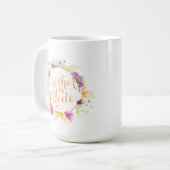 マザーオブザブライド結婚フローラクラシックマグ コーヒーマグカップ (正面左)