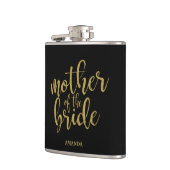 マザーオブザブライド金ゴールドグリッターブライダルシャワー フラスク (左)