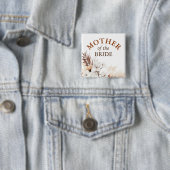 マザーオブザブライド – ボホテラコッタホワイトフローラ 缶バッジ (インサイチュ)