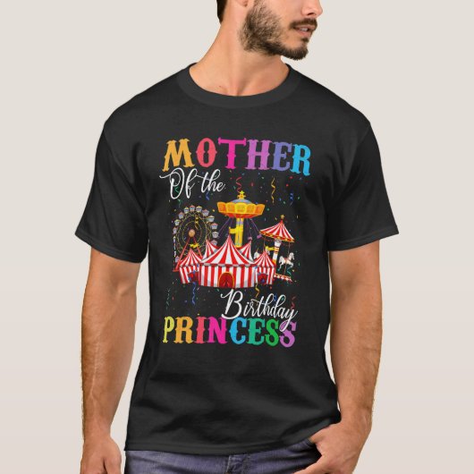マザーオブザ誕生日プリンセスガールサーカス誕生 Tシャツ (正面)