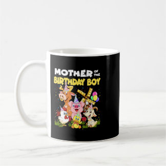 マザーオブザ誕生日ボーイファーム動物誕生日P コーヒーマグカップ