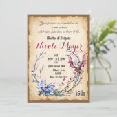 マザーオブドラゴンズSweet sixteen招待状 招待状 (スタンド正面)