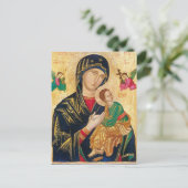 マザーオブパーペチュアル救済祈りの言葉 ポストカード (スタンド正面)