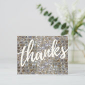 マザーオブパールありがとうはがき ポストカード (スタンド正面)