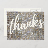 マザーオブパールありがとうはがき ポストカード (正面/裏面)