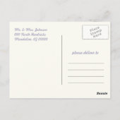 マザーオブパールありがとうはがき ポストカード (裏面)