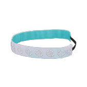 マザーオブパールスタイルがん〔占星術の〕十二宮図シンボル アスレチックヘッドバンド (右)