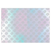 マザーオブパールスタイルがん〔占星術の〕十二宮図シンボル テーブルクロス (正面(横))