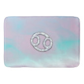 マザーオブパールスタイルがん〔占星術の〕十二宮図シンボル バスマット (正面)