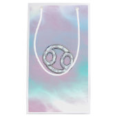 マザーオブパールスタイルがん〔占星術の〕十二宮図徴候 スモールペーパーバッグ (正面)