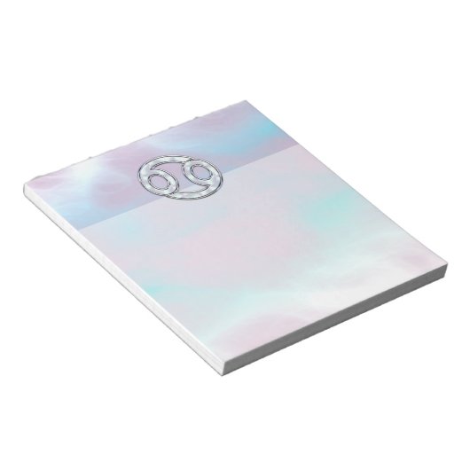 マザーオブパールスタイルがん〔占星術の〕十二宮図 ノートパッド (アングル)