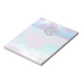 マザーオブパールスタイルがん〔占星術の〕十二宮図 ノートパッド (回転)