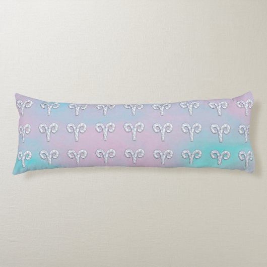 マザーオブパールスタイルアリー〔占星術の〕十二宮図シンボル ボディピロー (正面)