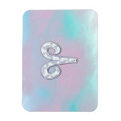 マザーオブパールスタイルアリー〔占星術の〕十二宮図シンボル マグネット (縦)