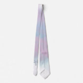 マザーオブパールスタイルアリー〔占星術の〕十二宮図標識 ネクタイ (裏面)