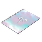 マザーオブパールスタイルアリー〔占星術の〕十二宮図標識 ノートブック (左側)