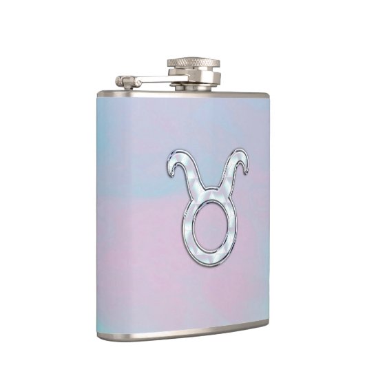 マザーオブパールスタイルタウロス〔占星術の〕十二宮図占星術 フラスク (右)