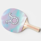 マザーオブパールスタイルタウロス〔占星術の〕十二宮図占星術 卓球ラケット (横)