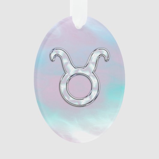 マザーオブパールタウロス〔占星術の〕十二宮図占星術 オーナメント (正面)