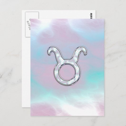 マザーオブパールタウロス〔占星術の〕十二宮図占星術 ポストカード (正面/裏面)