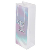 マザーオブパールデコールジェミニ〔占星術の〕十二宮図シンボル ワインギフトバッグ (正面アングル)