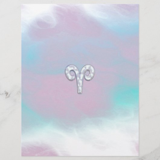 マザーオブパールモダンスタイルアリー〔占星術の〕十二宮図シンボル (正面)