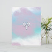 マザーオブパールモダンスタイルアリー〔占星術の〕十二宮図シンボル (スタンド正面)