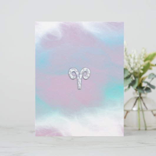 マザーオブパールモダンスタイルアリー〔占星術の〕十二宮図シンボル (スタンド正面)