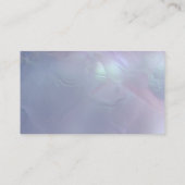 マザーオブパール効果2ビズカード 名刺 (裏面)