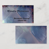 マザーオブパール・エフェクト・ビズ・カード 名刺 (正面/裏面)