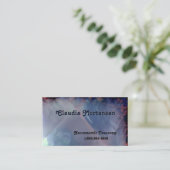 マザーオブパール・エフェクト・ビズ・カード 名刺 (スタンド正面)